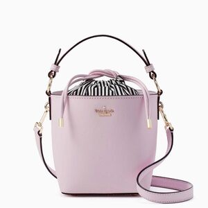 Kate Spade Cameron Street Pippa leather bucket purse in Pink Lemonade